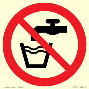 P005 Prohibition: Not drinking water